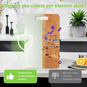  تخته‌ گوشت استیل ورس WURT  برای آشپزخانه به گونه‌ای طراحی شده‌اند که در برابر خوردگی، ضد آب، ضد زنگ و محکم باشند و قابلیت شستشو در ماشین ظرفشویی را داشته باشند. می‌توانند برای برش گوشت و سبزیجات خام استفاده شوند. تخته‌های برش استیل با برش خالص می‌توانند برای مرغ، گوشت گاو یا به عنوان تخته خمیر استفاده شوند. چرا تخته برش استیل ورس ما را انتخاب کنید؟ آشپزخانه خود را با بهترین تخته‌های استیل ورس برای استفاده در آشپزخانه ارتقا دهید! برخلاف تخته‌های چوبی یا پلاستیکی سنتی، جایگزین‌های تخته برش استیل  ما عملکرد برتر را ارائه می‌دهند. چه یک سرآشپز حرفه‌ای باشید و چه یک آشپز خانگی، تخته‌های برش فلزی برای طراحی آشپزخانه، آماده‌سازی و تمیز کردن آسان غذا را تضمین می‌کنند. تخته برش استیل خالص برای سرآشپز مدرن طراحی شده است، این تخته برش با سطح مات و غیر متخلخل خود که به طور فعال در برابر رشد باکتری‌ها مقاومت می‌کند، متمایز است، که یک ارتقاء قابل توجه از گزینه‌های پلاستیکی و چوبی سنتی است. برخلاف تخته‌های پلاستیکی که مستعد ریختن میکروپلاستیک‌هایی هستند که می‌توانند غذای شما را آلوده کنند، این تخته برش تیتانیومی خالص، بکر و عاری از ذرات مضر باقی می‌ماند. ساختار مستحکم تخته برش استیل ورس WURT  دوام بی‌نظیری را تضمین می‌کند و آن را در برابر خراش و بریدگی مقاوم می‌کند و به آن طول عمری می‌دهد که بسیار بیشتر از تخته‌های برش استیل ضد زنگ معمولی و تخته‌های برش گوشت استاندارد است. ترازو استیل یونیک مدل 6518 هم مشاهده کنید